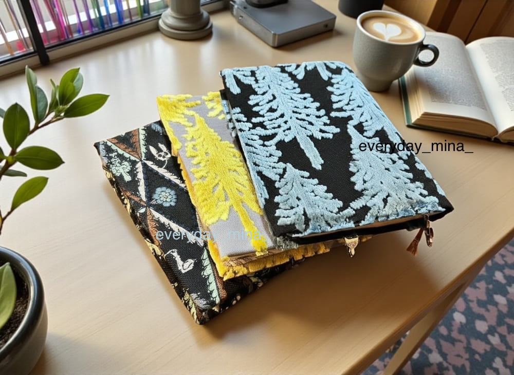 ミナ ペルホネンのブックカバーで楽しむ、特別な読書時間。